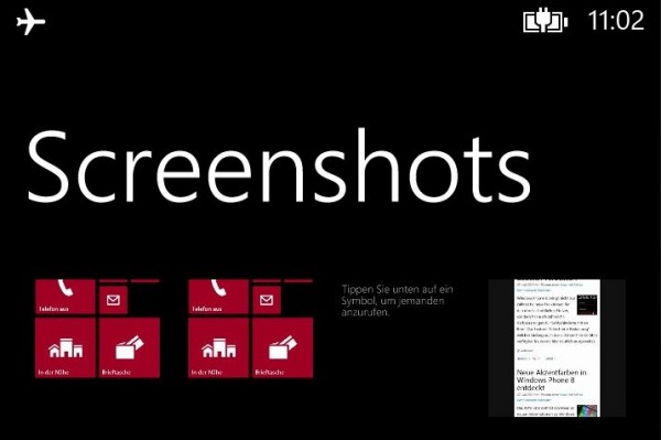 Fare Screenshon Windows Phone