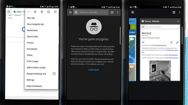 Abilitare Navigazione Privata Android