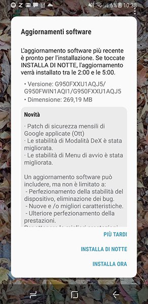 Galaxy S8 brand Wind