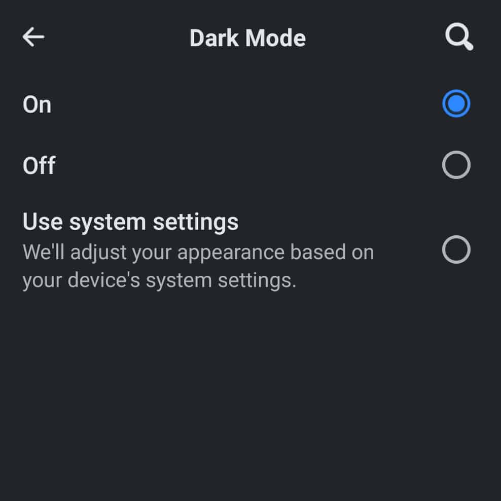 Come abilitare Facebook dark mode mobile 6