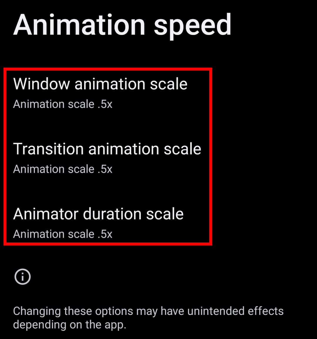 Come modificare la velocità dell'animazione ZenFone 9 image 4