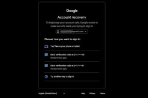 Recupera account Google 4